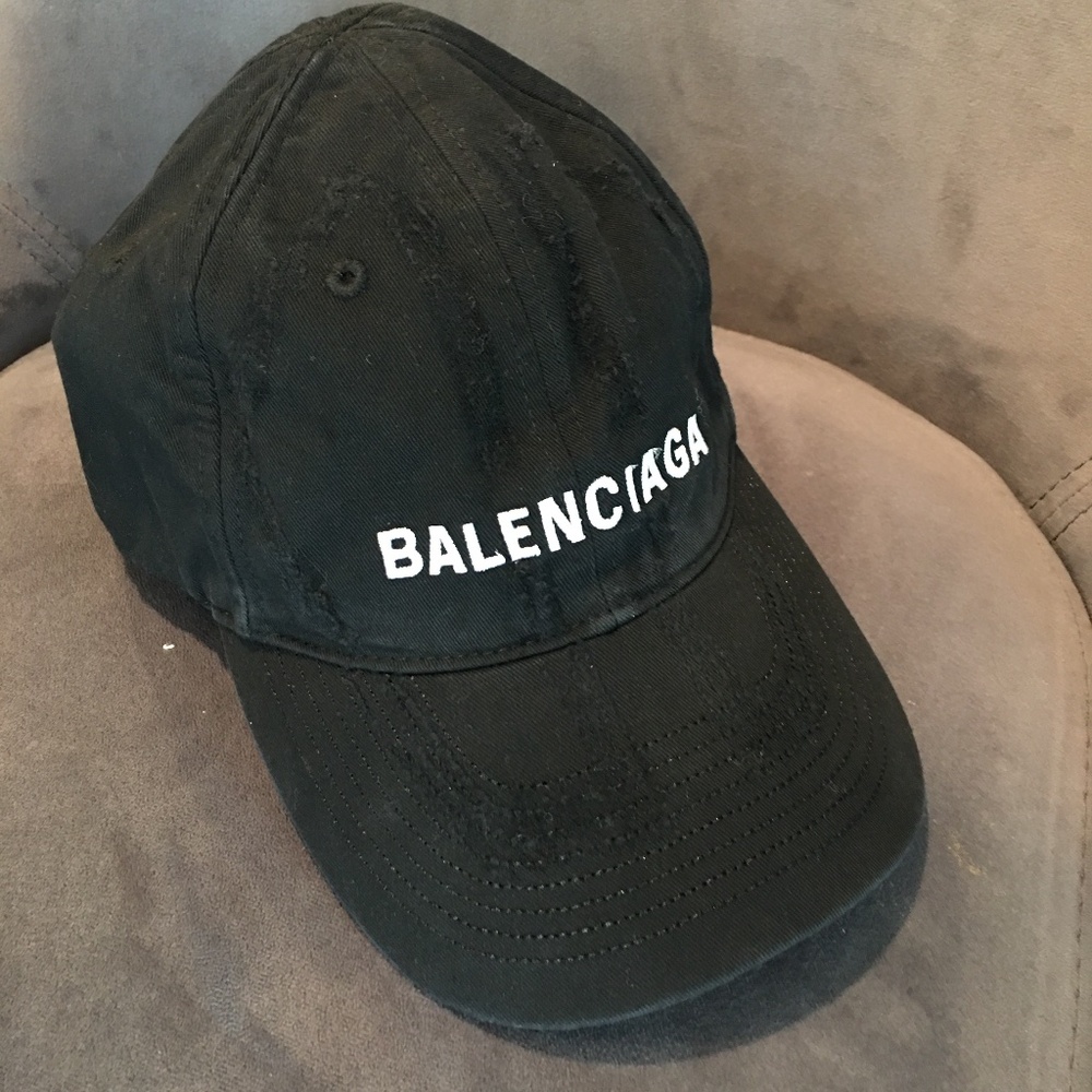 Balenciaga Destroyed Wash Hat